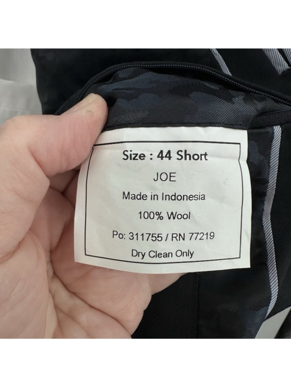 SOLD navy blue 40S super 120s